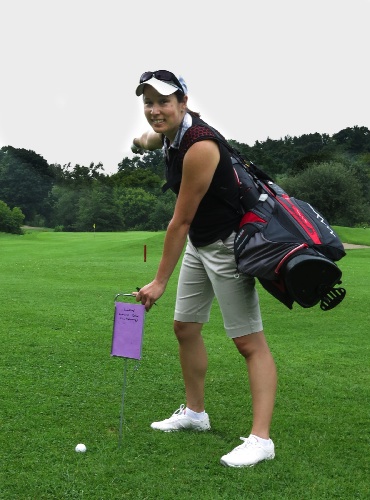 …she nailed the women's longest drive!!